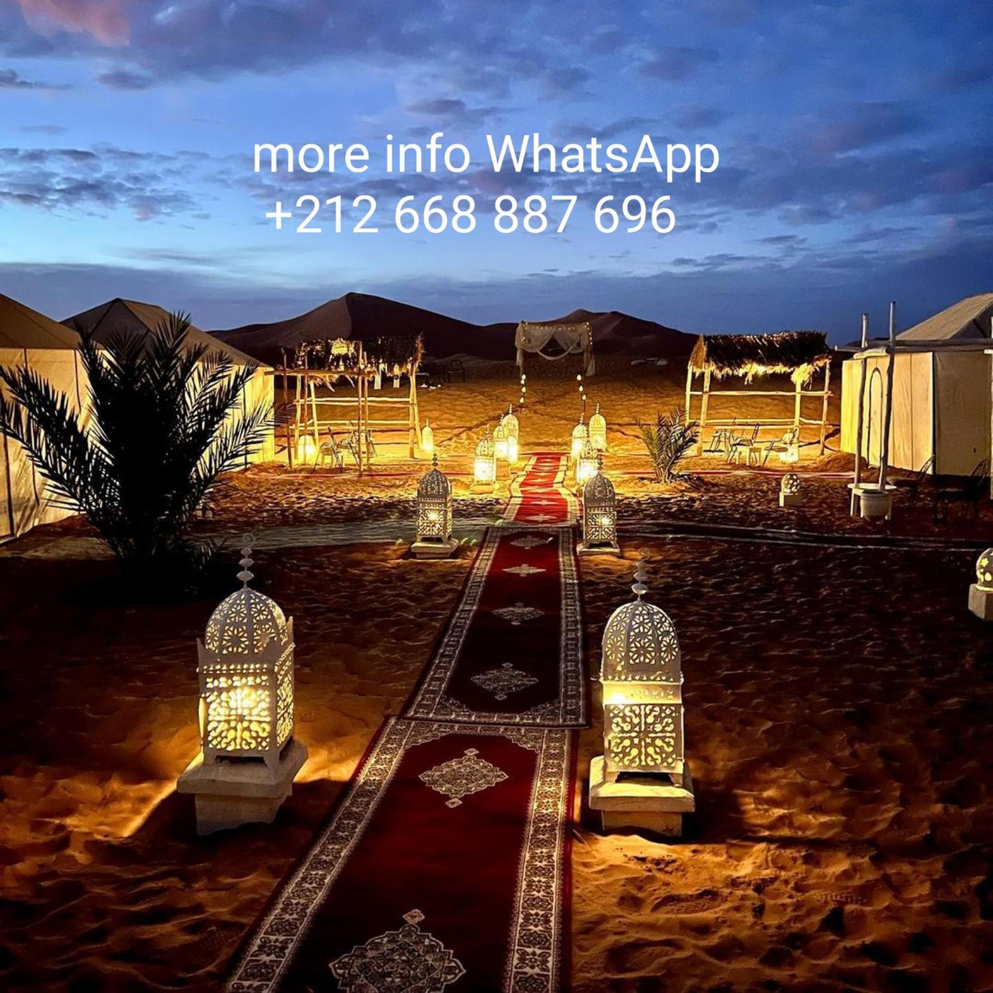 Ahlam Luxury Camp Hotel Merzouga Exterior photo